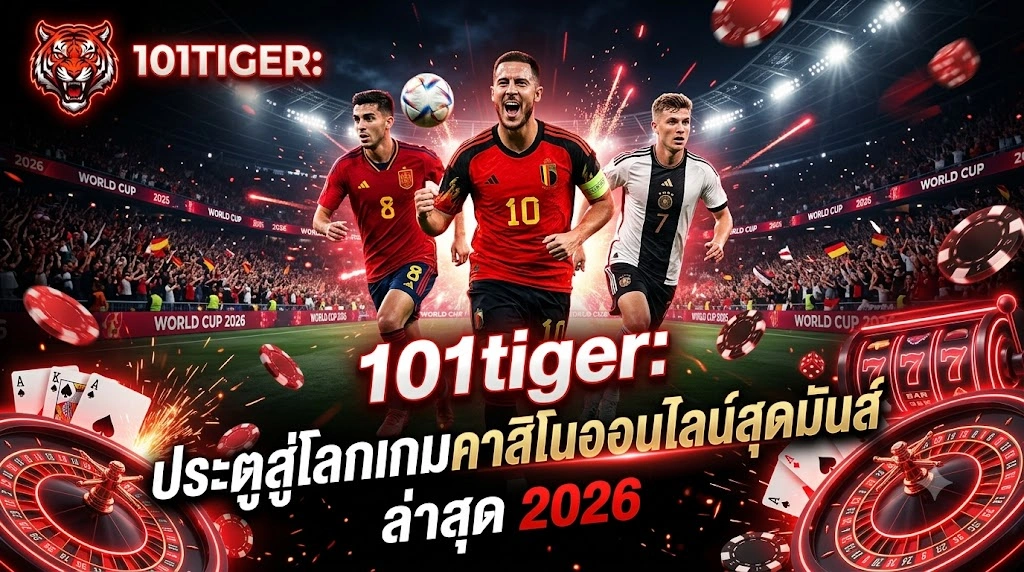 101tiger: ประตูสู่โลกเกมคาสิโนออนไลน์สุดมันส์ ล่าสุด 2026